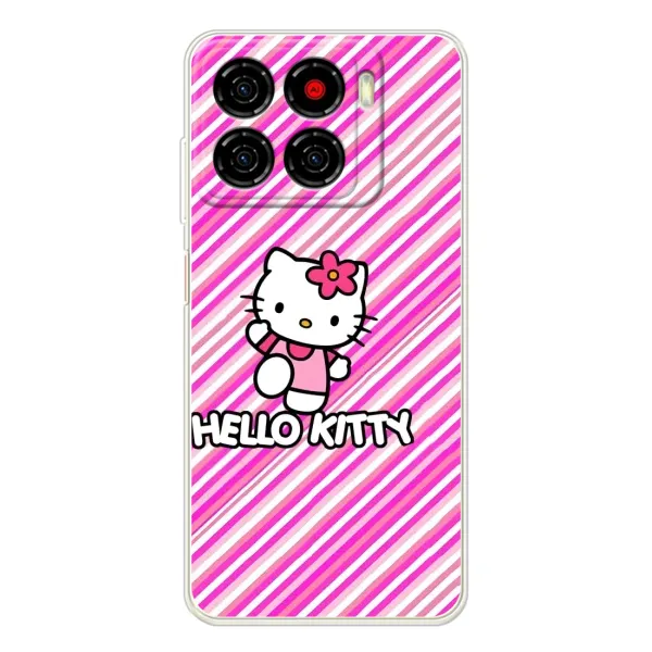 Чехол с принтом «Hello Kytty» для ZTE Blade A56