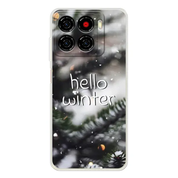Чехол с принтом «Hello winter» для ZTE Blade A56 Чехол с принтом «Hello winter» для ZTE Blade A56