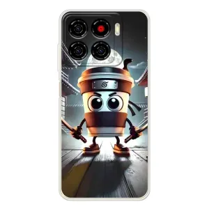 Чохол з мемом Тралалело тралала на ZTE Blade A56 (Капучіно асасіно)