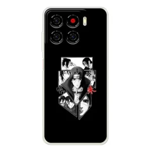 Чехлы на тему: Итачи Учиха для ZTE Blade A56 (AlphaPrint) (коллаж Итачи)