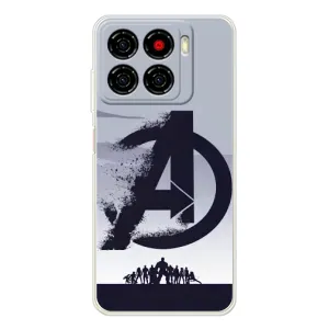 Чехлы с героями Марвел ZTE Blade A56 (VPrint) (Команда А)