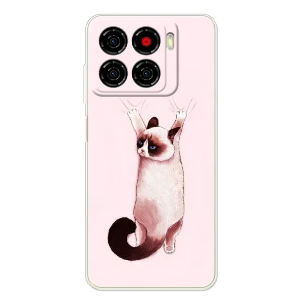 Чохол з принтом «Котик падає» для ZTE Blade A56