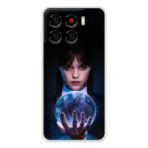 Чехол с дизайном Венздей 2 на ZTE Blade A56 (Магическая сфера Уэнздей)