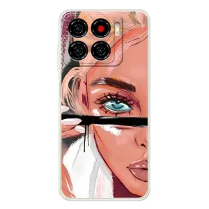 Чехол с печатью для ZTE Blade A56 - (Мода) (AlphaPrint) (Макияж)