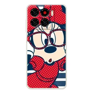 Эксклюзивный чехол для ZTE Blade A56 (AlphaPrint - Мультяшные) (Маус в очках)