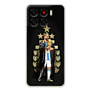 Чехлы для ZTE Blade A56 (Leo чемпион) (AlphaPrint) (Месси Король)