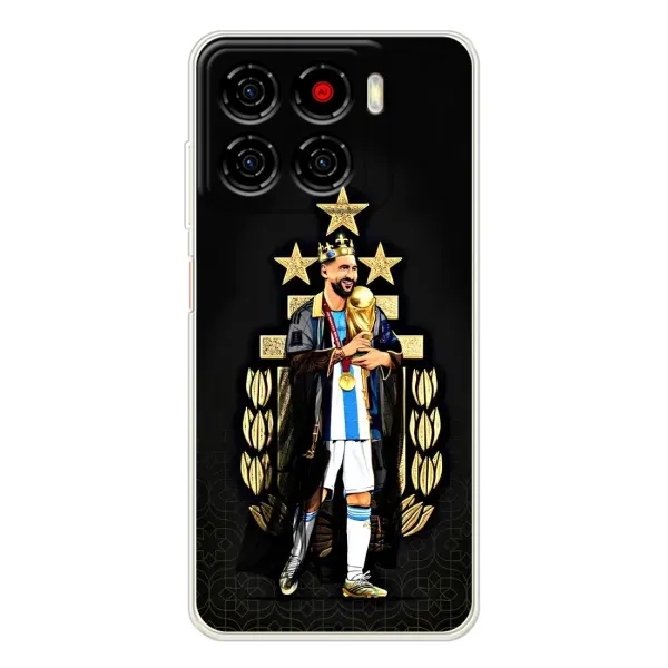 Чехол с принтом «Месси Король» для ZTE Blade A56