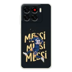 Чехлы для ZTE Blade A56 (Leo чемпион) (AlphaPrint) (Messi ПСЖ)