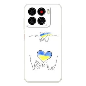 Чехол для Патриота Украины ZTE Blade A56 - (AlphaPrint) (Мир Украине)