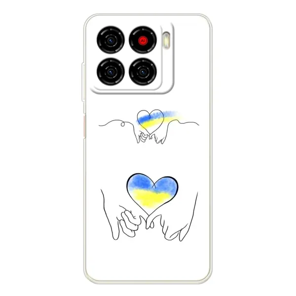 Чохол з принтом «Мир Україні» для ZTE Blade A56 Чохол з принтом «Мир Україні» для ZTE Blade A56