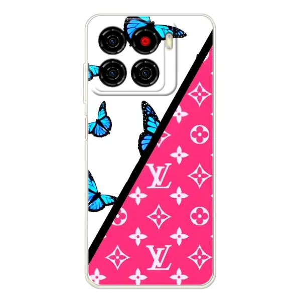 Чехол с принтом «Мода LV» для ZTE Blade A56