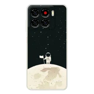 Космические Чехлы для Блейд А56 (VPrint) (На луне)