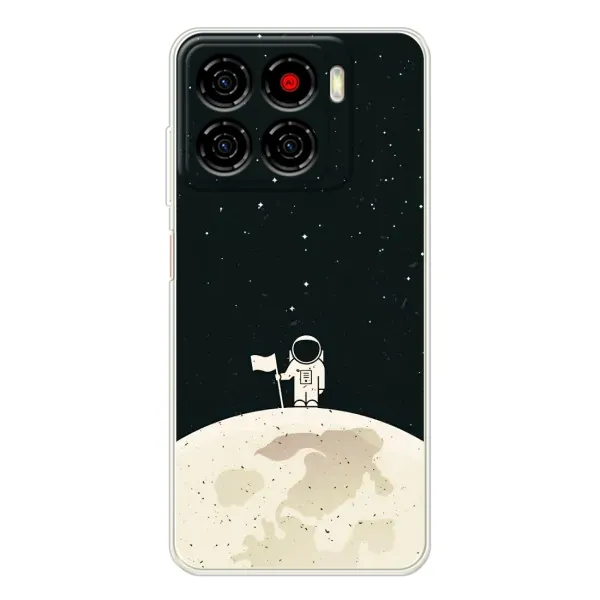 Чехол с принтом «На луне» для ZTE Blade A56