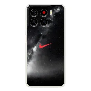 Чехол для ZTE Blade A56 - с принтом Найк (AlphaPrint) (Найк красный)