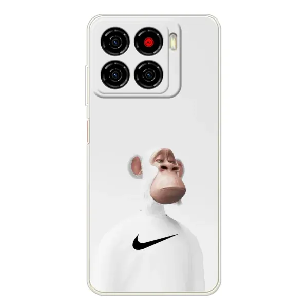 Чехол с принтом «обезьяна NFT Nike» для ZTE Blade A56