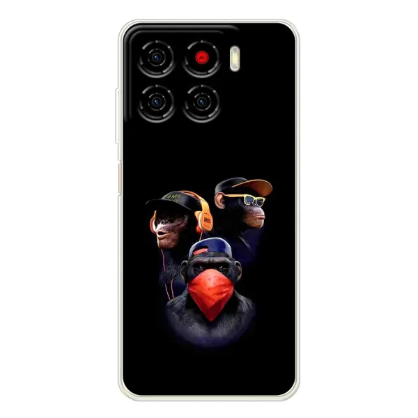 Чохол з принтом «Три мавпи» для ZTE Blade A56 Чохол з принтом «Три мавпи» для ZTE Blade A56