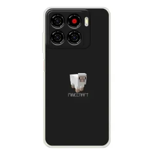 Чехол Майнкрафт на ZTE Blade A56 (AlphaPrint) Minecraft (Овечка Майнкрафт)