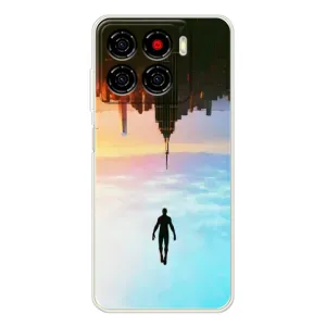 Чехол с человеком пауком для ZTE Blade A56 - (AlphaPrint) (Паук человек)