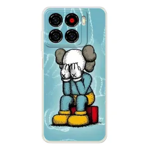 Чехлы для ZTE Blade A56 - Bearbrick Louis Vuitton (PREMIUMPrint) (Плач Bearbrick)