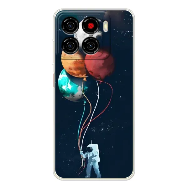 Чехол с принтом «Планеты шарики» для ZTE Blade A56