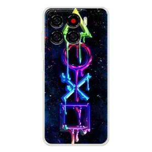 Чехлы с тематикой Киберспорт для ZTE Blade A56 (VPrint) (Pleystation лого)