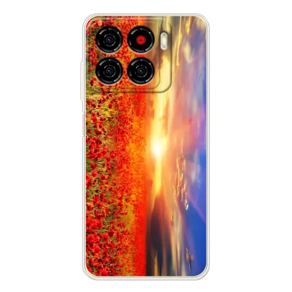 Чехол с принтом «Поле тюльпанов» для ZTE Blade A56