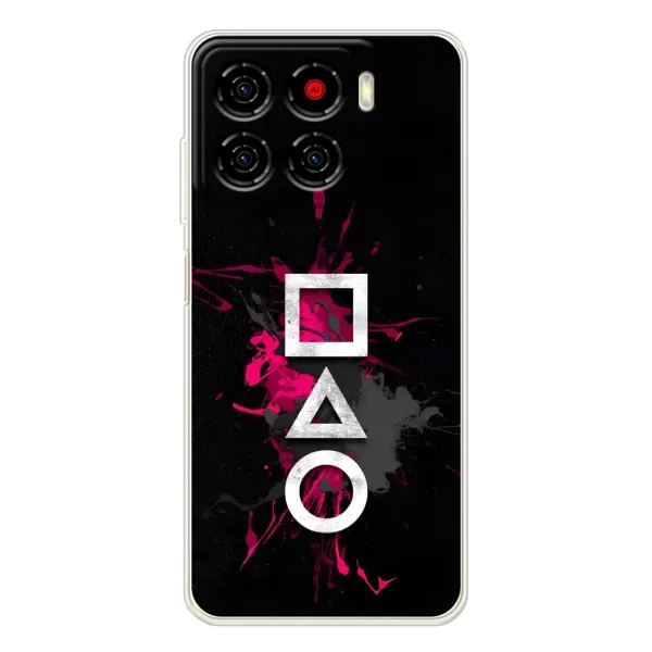 Чохол з принтом «Символи Гра кальмара» для ZTE Blade A56