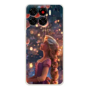 Чехол Рапунцель для ZTE Blade A56 (Рапунцель фонарики)