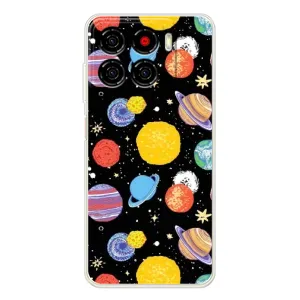 Космические Чехлы для Блейд А56 (VPrint) (Рисованные планеты)