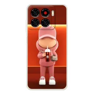 Крутые Чехлы Луи Виттон для ZTE Blade A56 (AlphaPrint) (С Кофе)