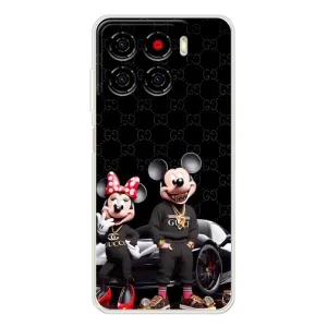 Чехол Disney Mouse ZTE Blade A56 (PREMIUMPrint) (Семья Маусов)