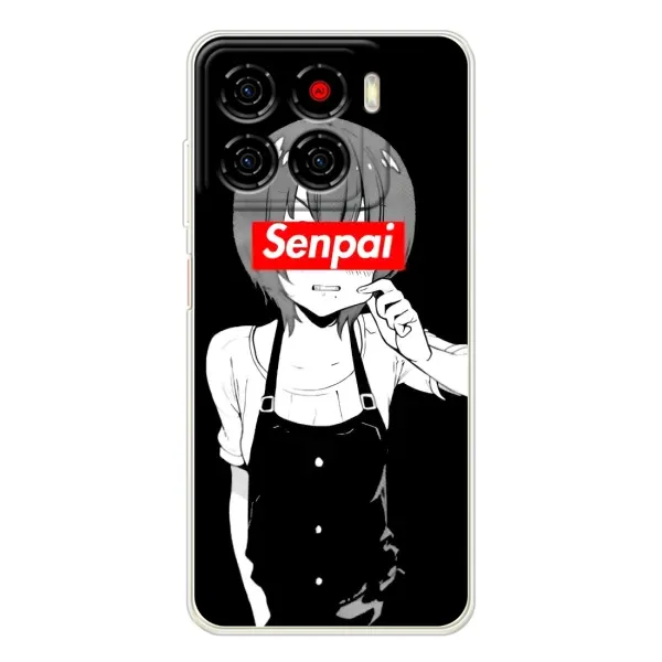 Чохол з принтом «Senpai» для ZTE Blade A56