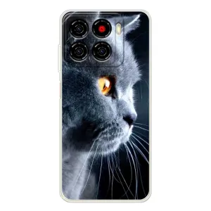 Чехлы с Котиками для ZTE Blade A56 (VPrint) (Серый Кот)