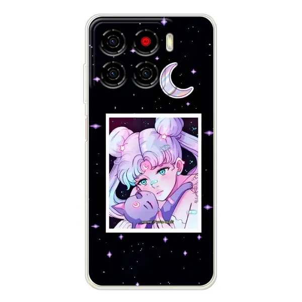 Чохол з принтом «Сейлор Мун» для ZTE Blade A56