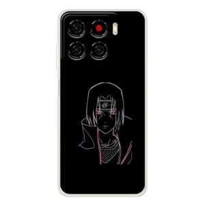 Чехлы на тему: Итачи Учиха для ZTE Blade A56 (AlphaPrint) (силуэт Итачи)