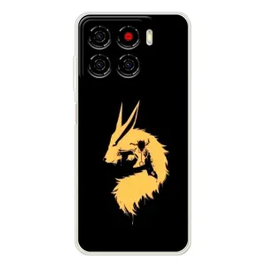 Naruto Anime Чехлы для Блейд А56 (AlphaPrint) (силуэт Курама Наруто)