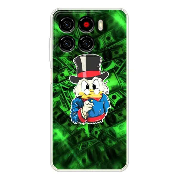 Чохол з принтом «Скрудж МакДак» для ZTE Blade A56