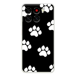 Чехлы с собаками для ZTE Blade A56 (VPrint) (Следы собаки)