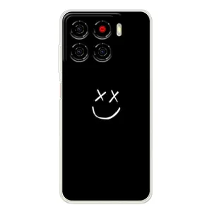 Чехол для Блейд А56 - (AlphaPrint) с печатью (ТОП продаж) (Смайл)