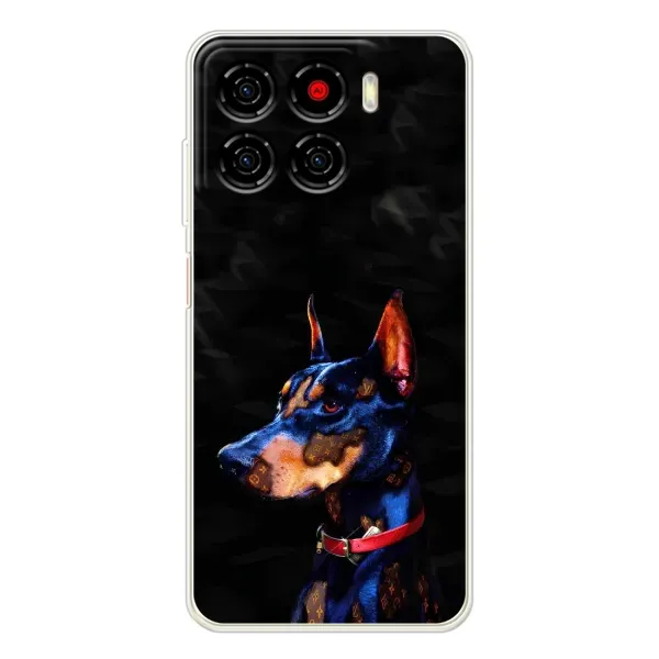Чехол с принтом «Собака» для ZTE Blade A56