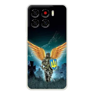 Чехлы с картинкой ЗСУ для ZTE Blade A56 (AlphaPrint) (Солдат ЗСУ)
