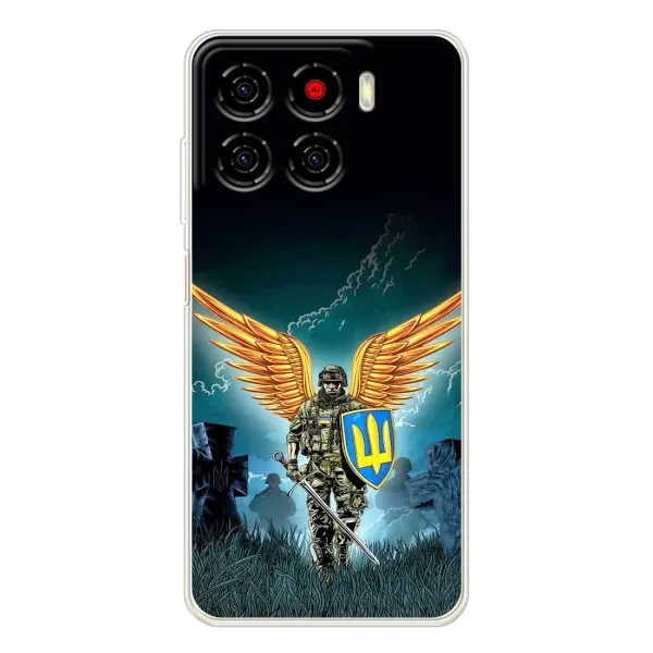 Чехол с принтом «Солдат ЗСУ» для ZTE Blade A56