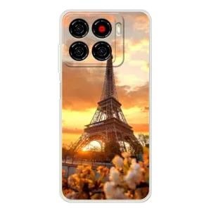 Чехол Эйфелева Башня для ZTE Blade A56 - (AlphaPrint) (Солнечная башня)