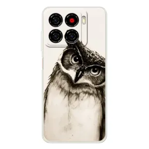 Чехол с птицами на ZTE Blade A56 (VPrint) (Сова)