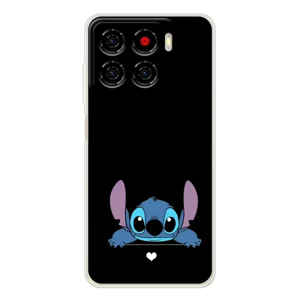 Чехол с принтом «Стич на черном» для ZTE Blade A56 Чехол с принтом «Стич на черном» для ZTE Blade A56