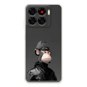 Чехлы с Обезьянами NFT для ZTE Blade A56 (AlphaPrint) (стильная обезьяна NFT)