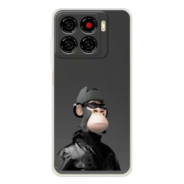 Чехол с принтом «стильная обезьяна NFT» для ZTE Blade A56