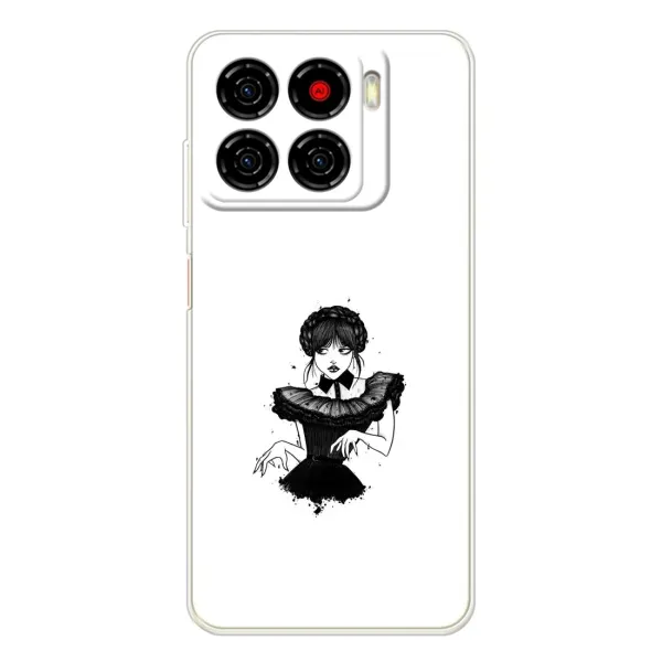Чохол з принтом «танець Венздей» для ZTE Blade A56