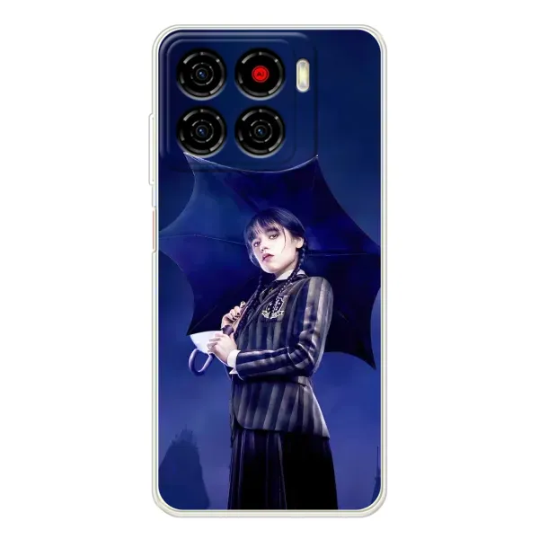 Чохол з принтом «Венздей з парасолькою» для ZTE Blade A56