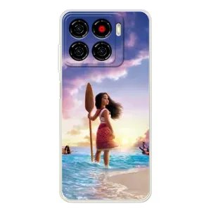 Чехол с мультфильмом Моана ZTE Blade A56 (Моана с веслом)